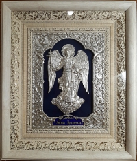 Икона "Ангел Хранитель" (30х34, серебрение, №3)