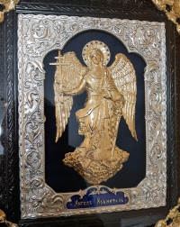 Ікона "Ангел Хранитель" (30х34, позолота і сріблення, з кутиками №3/1)