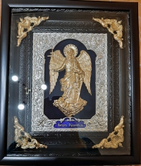 Ікона "Ангел Хранитель" (30х34, позолота і сріблення, з кутиками №3/1)